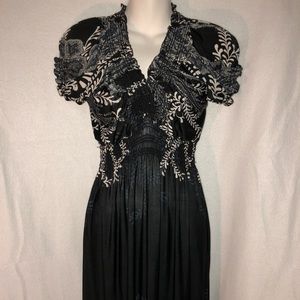 Black and White Maxi Dress